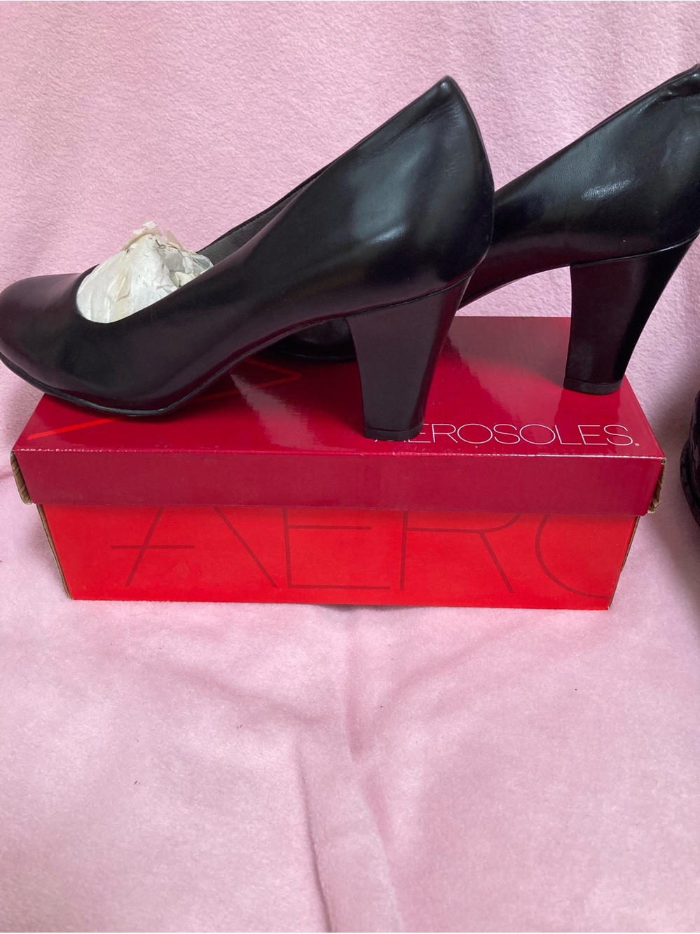 Aerosoles Black Women's Classic Mid Heel Pump size 11 New EU9
